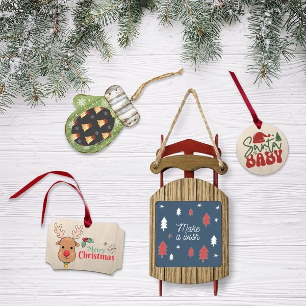 Wood Ornaments (Gooten Official)